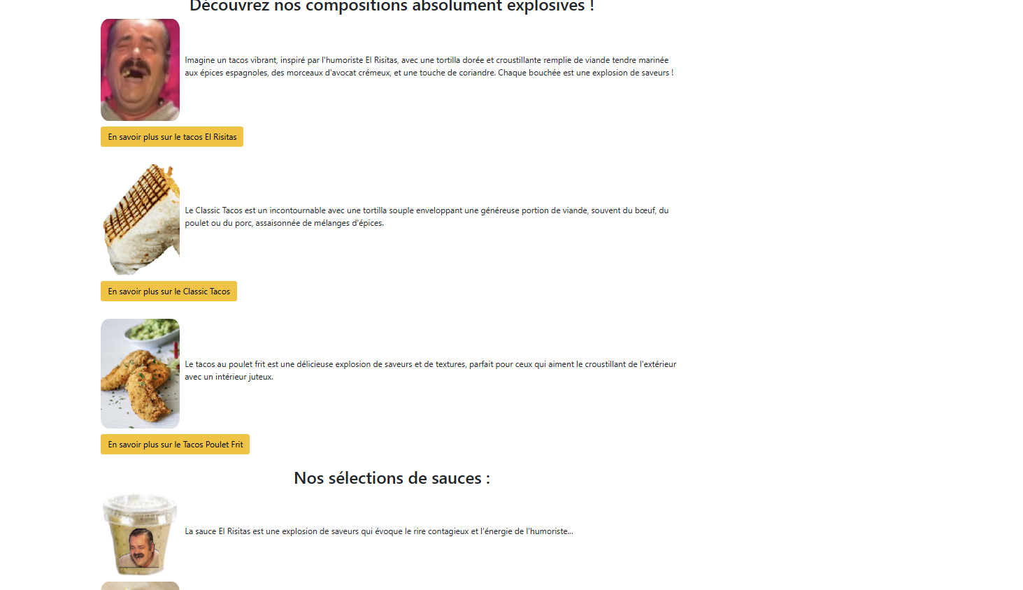 Sélection de la carte